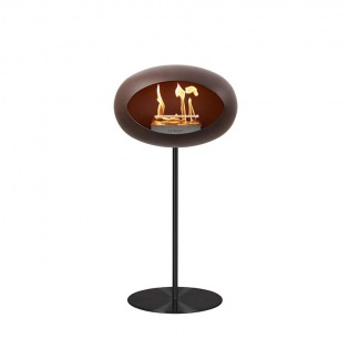Le Feu GROUND STEEL HIGH MOCCA Bioethanol-Kamin