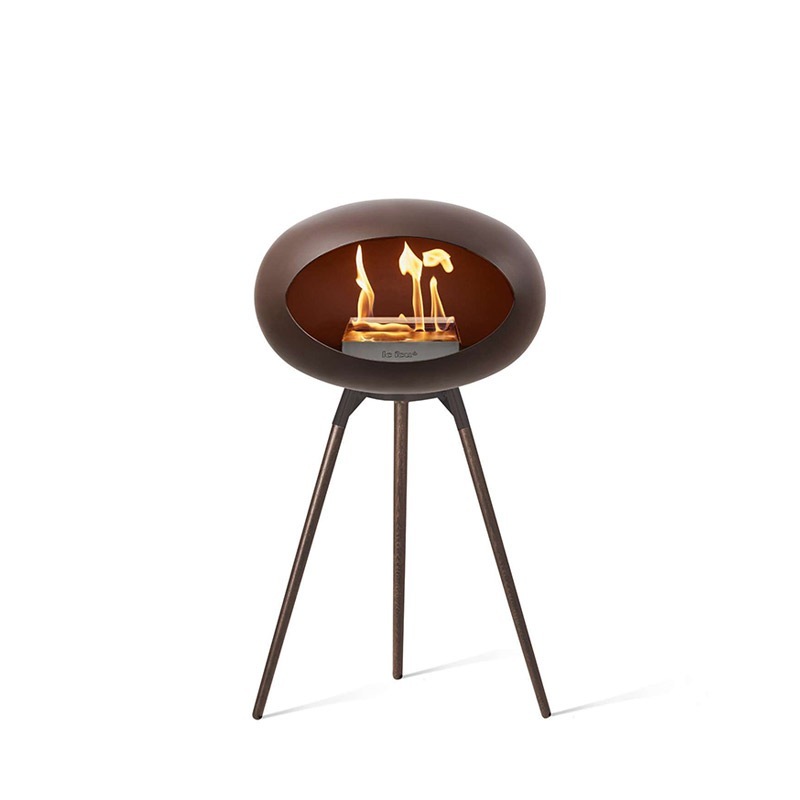 LE Feu GROUND HIGH MOCCA Bioethanol-Kamin