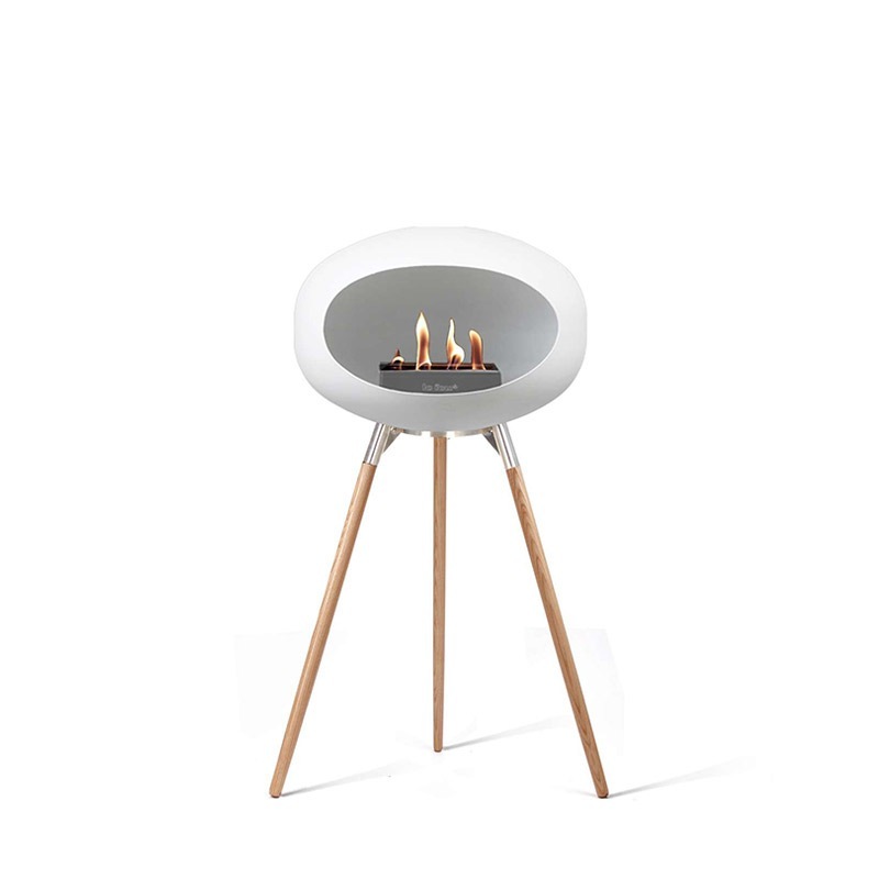 Le Feu GROUND HIGH WHITE Bioethanol-Kamin