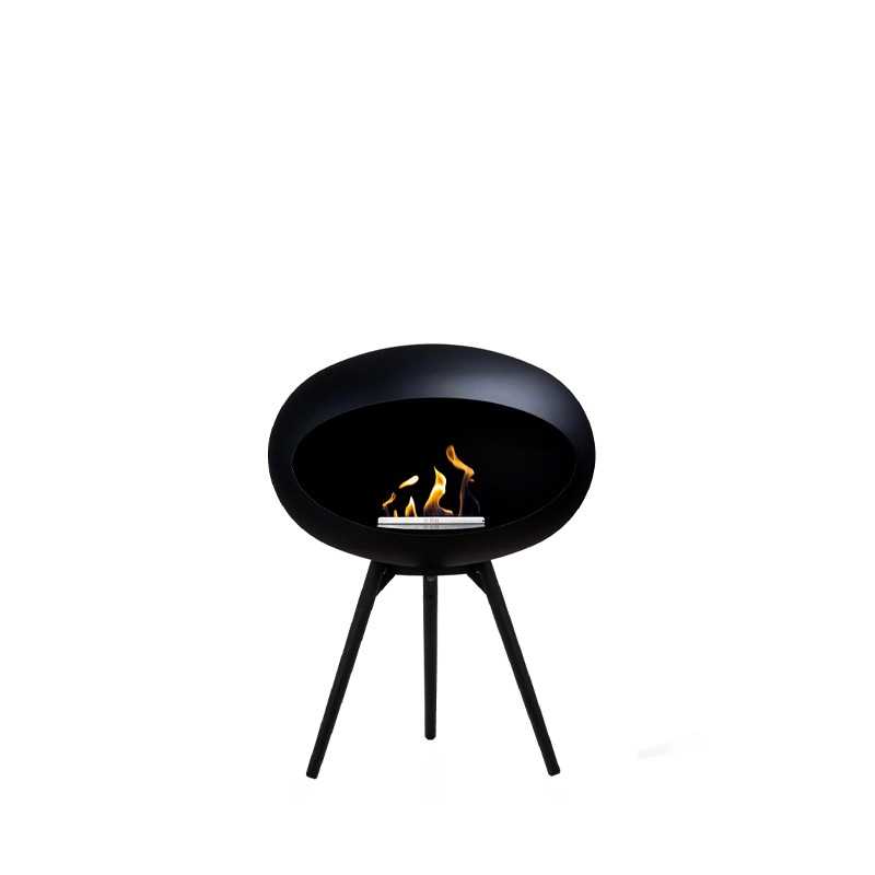 Le Feu DOME 625 GROUND LOW BLACK Bioethanol-Kamin