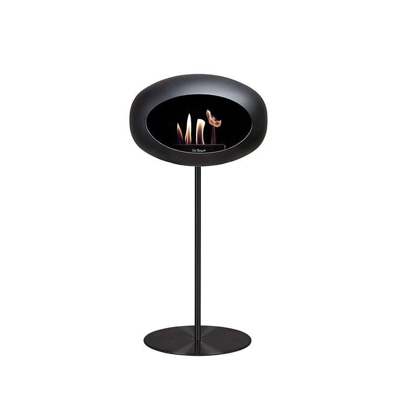 Le Feu GROUND STEEL HIGH BLACK Bioethanol-Kamin